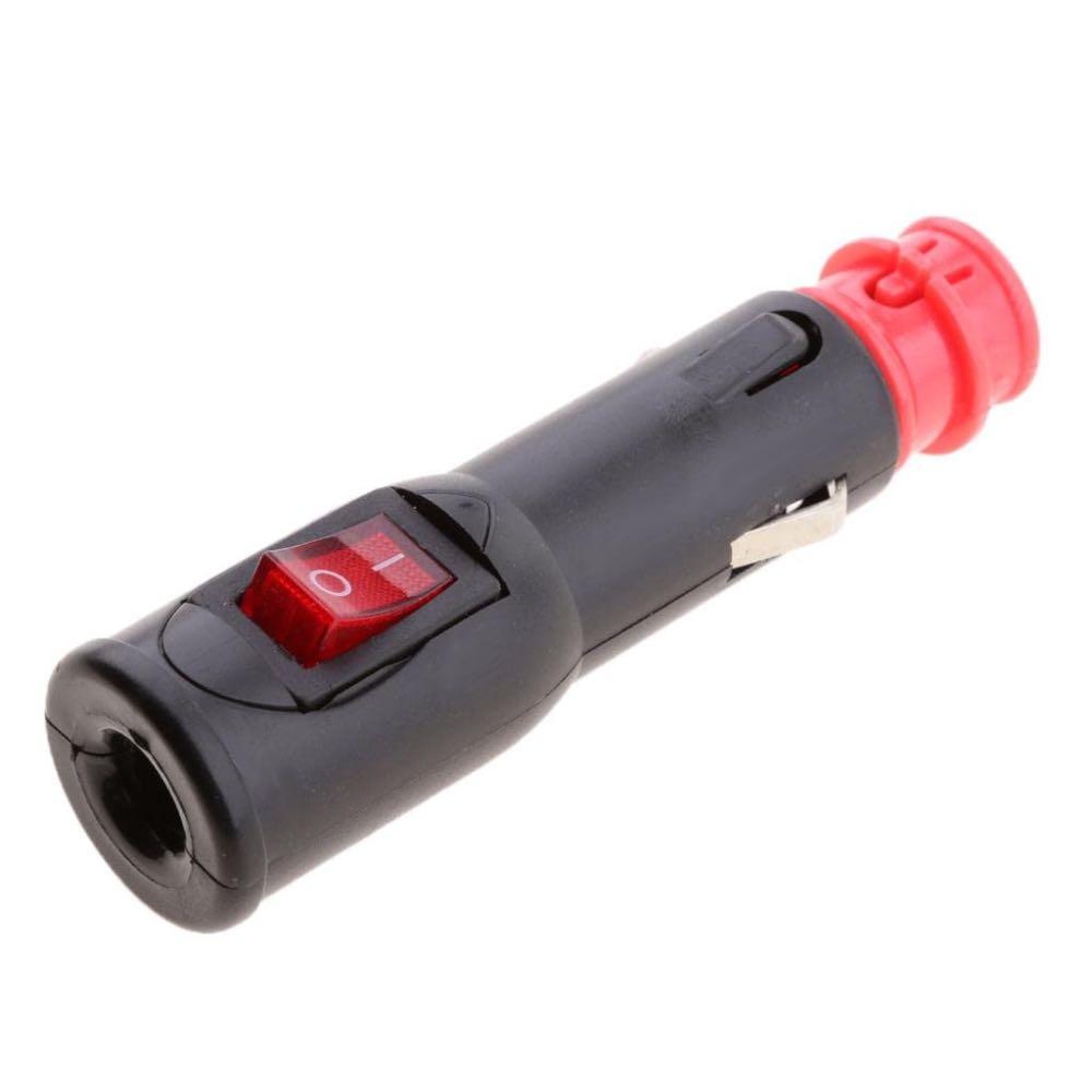 12V/24V Illuminated On/Off Switched Cigar Lighter Plug