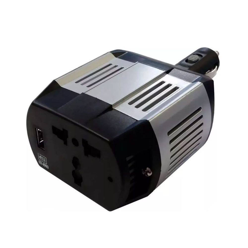 12V to 240V 75W Car Power Inverter with UK/EU Socket & USB Port