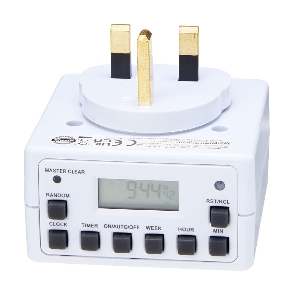 13A Plug-In 24 Hour / 7 Day Digital LCD Timer Switch (Multi-Pack Options)