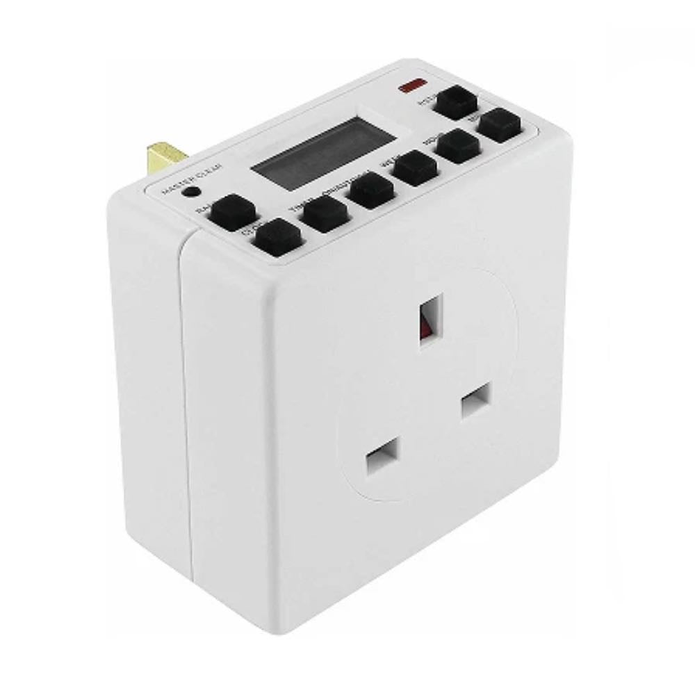 13A Plug-In 24 Hour / 7 Day Digital LCD Timer Switch (Multi-Pack Options)