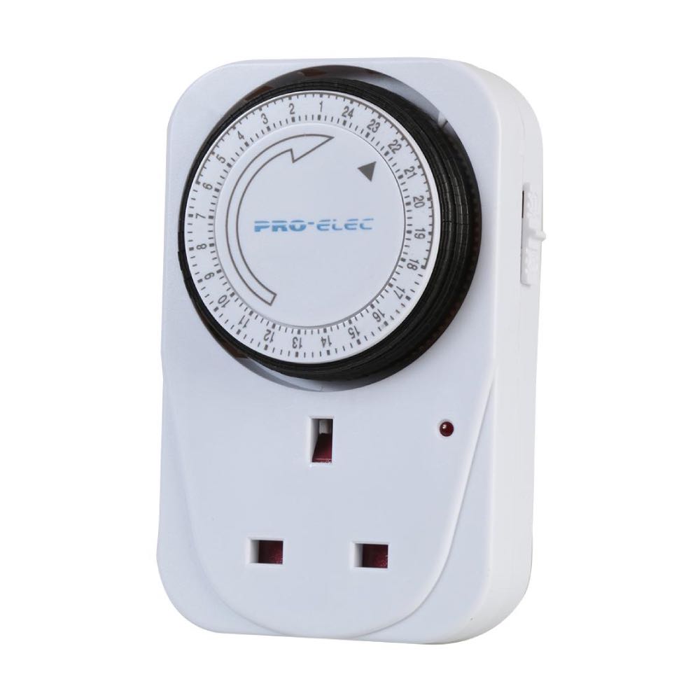 13A Plug-In 24 Hour Mechanical Segment Timer Switch