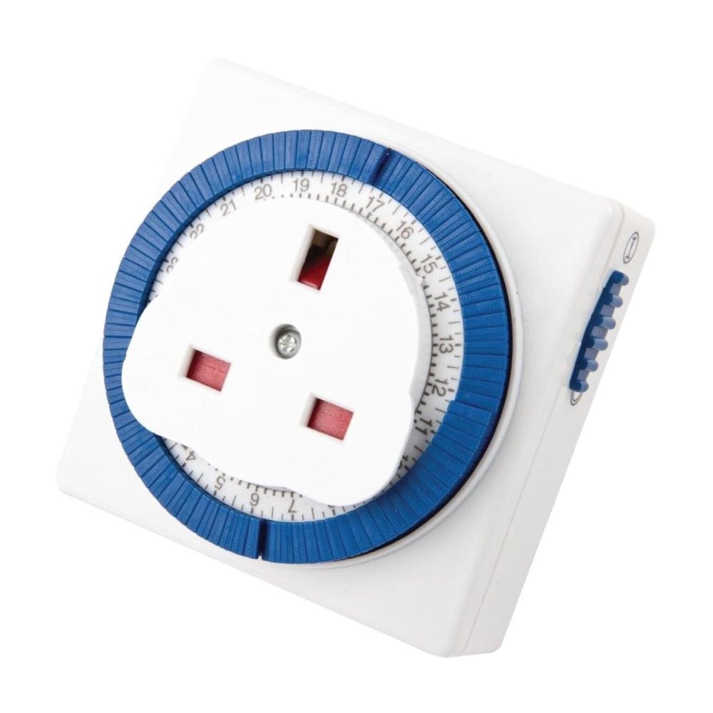 13A Plug-In 24 Hour Mechanical Segment Timer Switch (Multi-Pack Options)