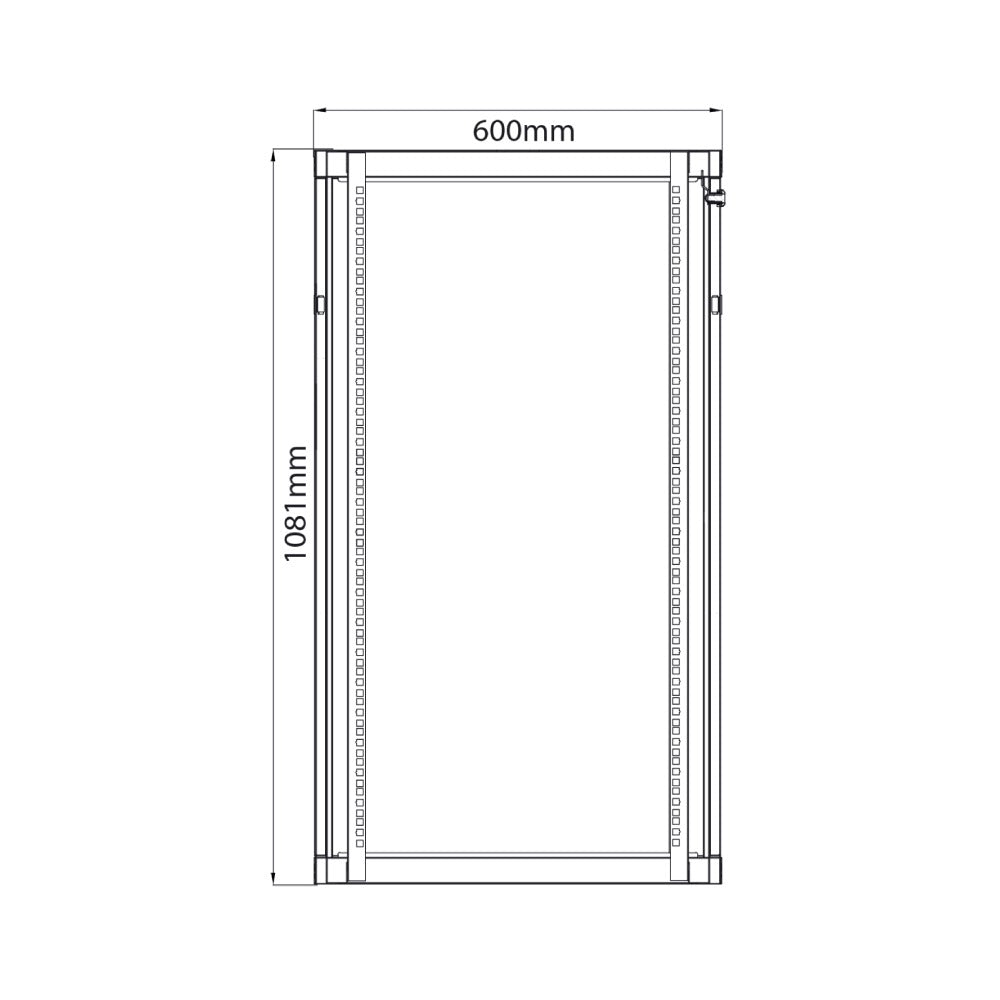 Rack Cabinets with Lockable Front Doors