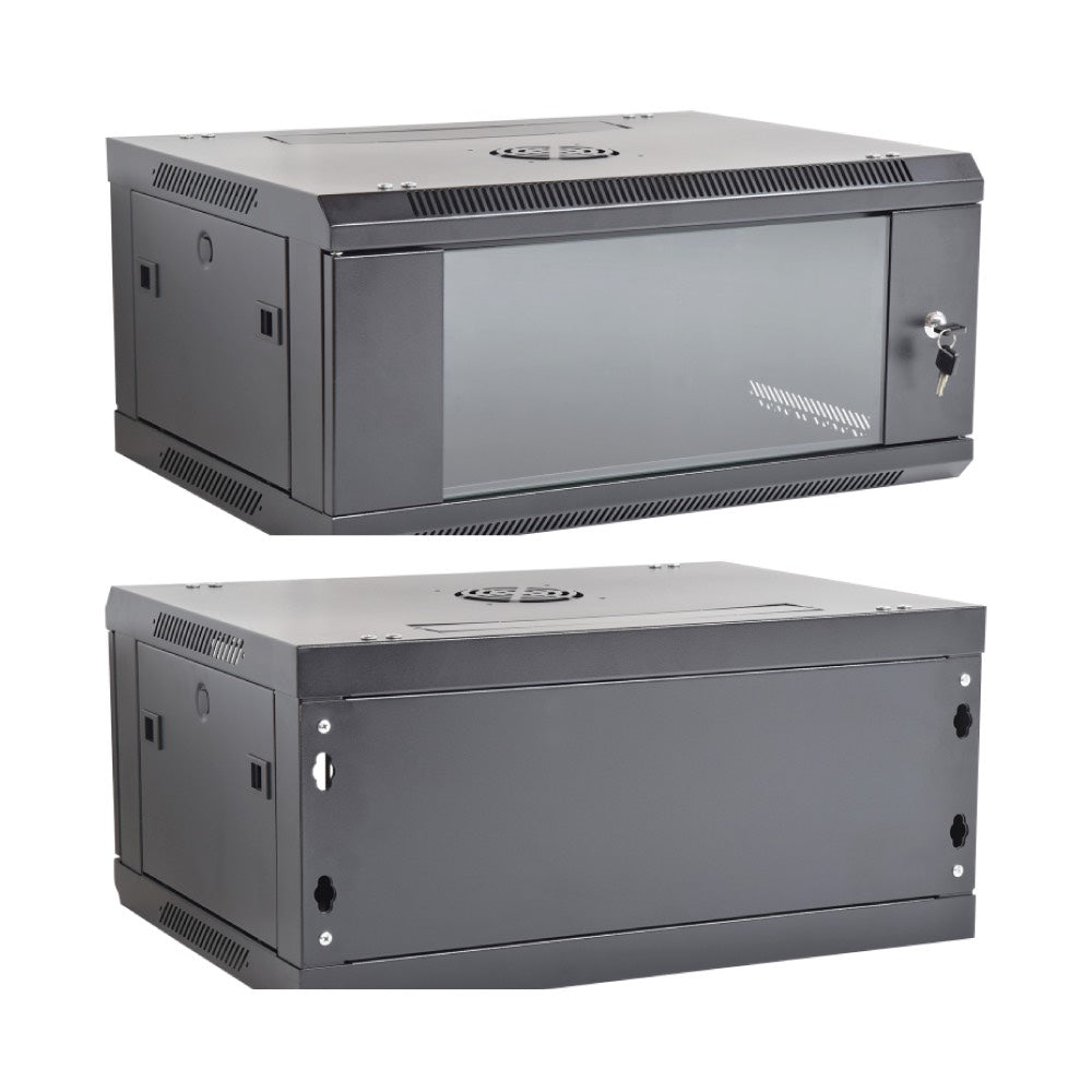 19 Inch Rack Cabinets with Lockable Front Doors 4U 450mm