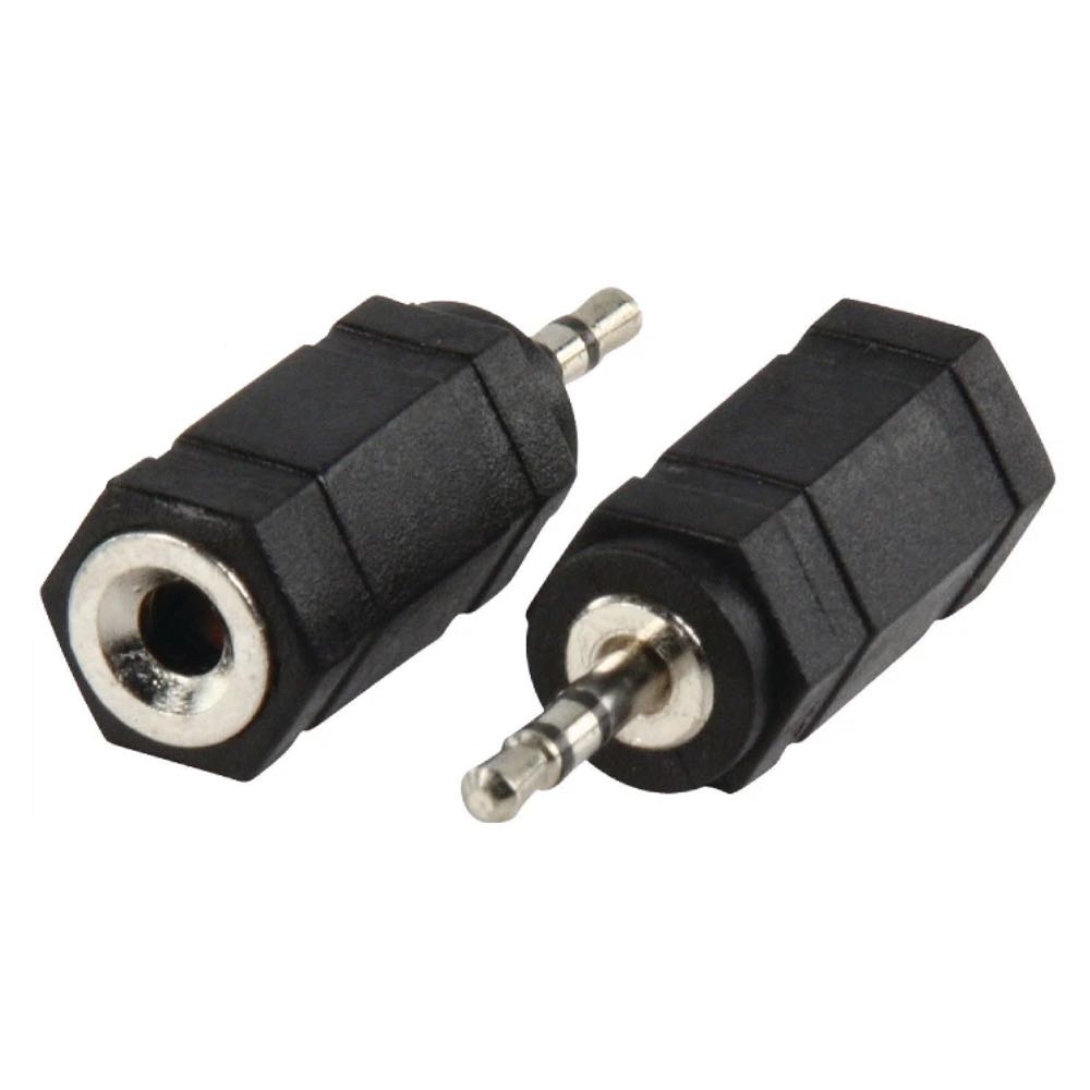 2.5mm Stereo Jack Plug to 3.5mm Stereo Jack Socket Audio Adaptor