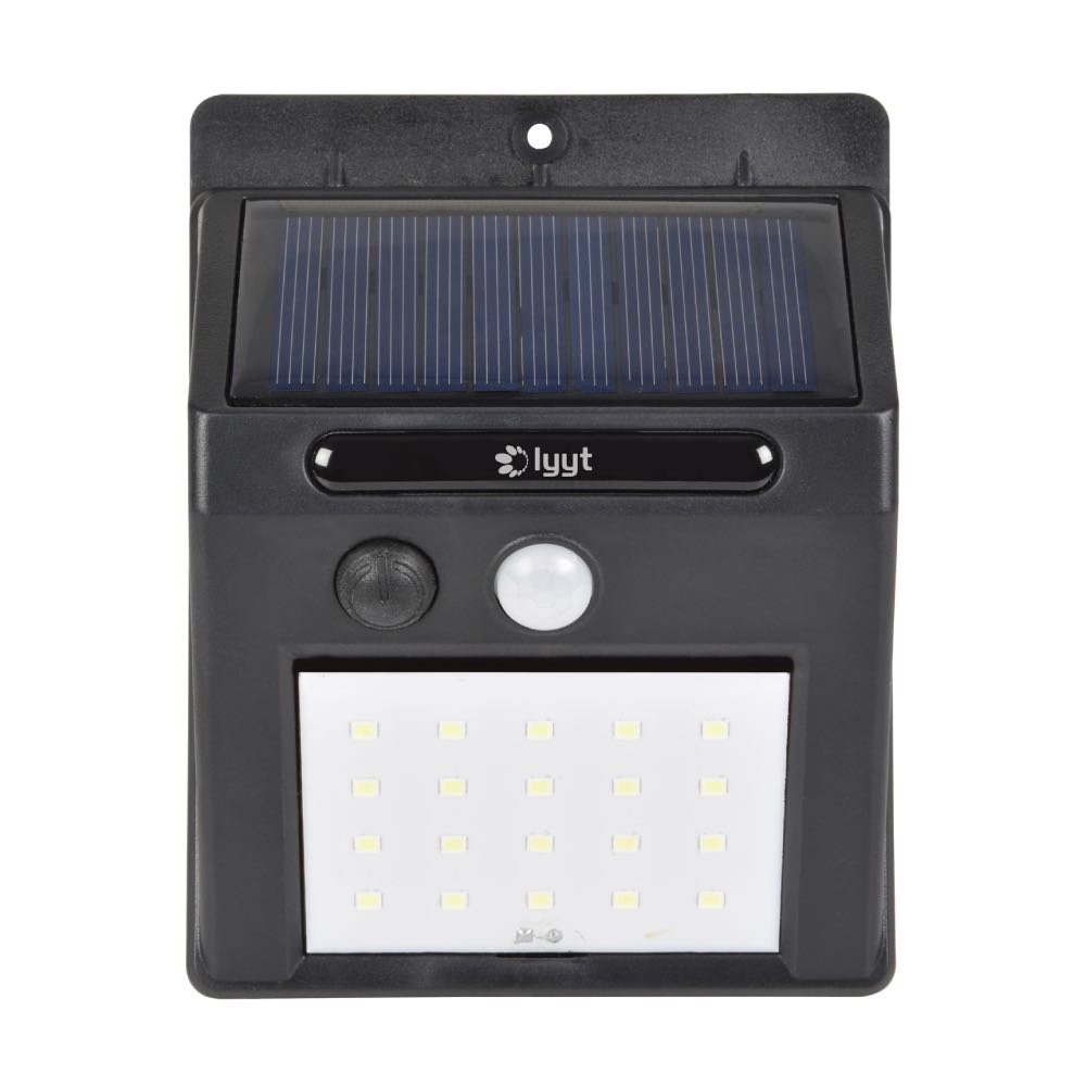 20 LED Solar Outdoor Motion Sensor Wall Light – IP44 Garden Security Light