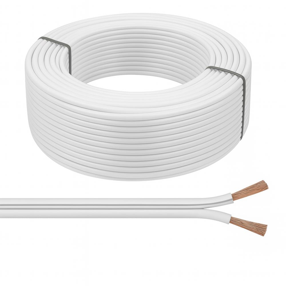 79 Strand White Speaker Cable in Various Lengths
