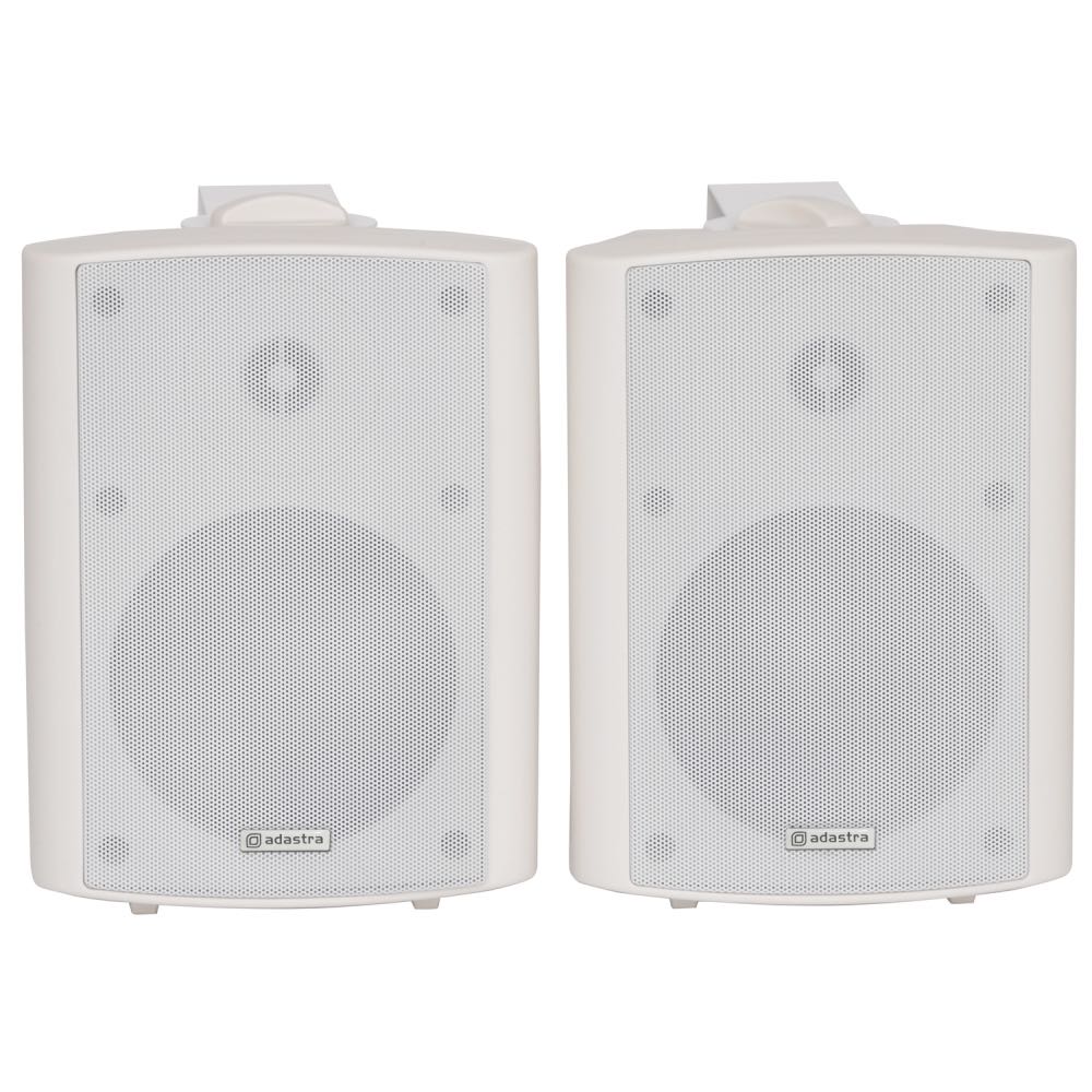 Adastra 5.25 Inch 2-Way Active Stereo Speakers in White (Pair)