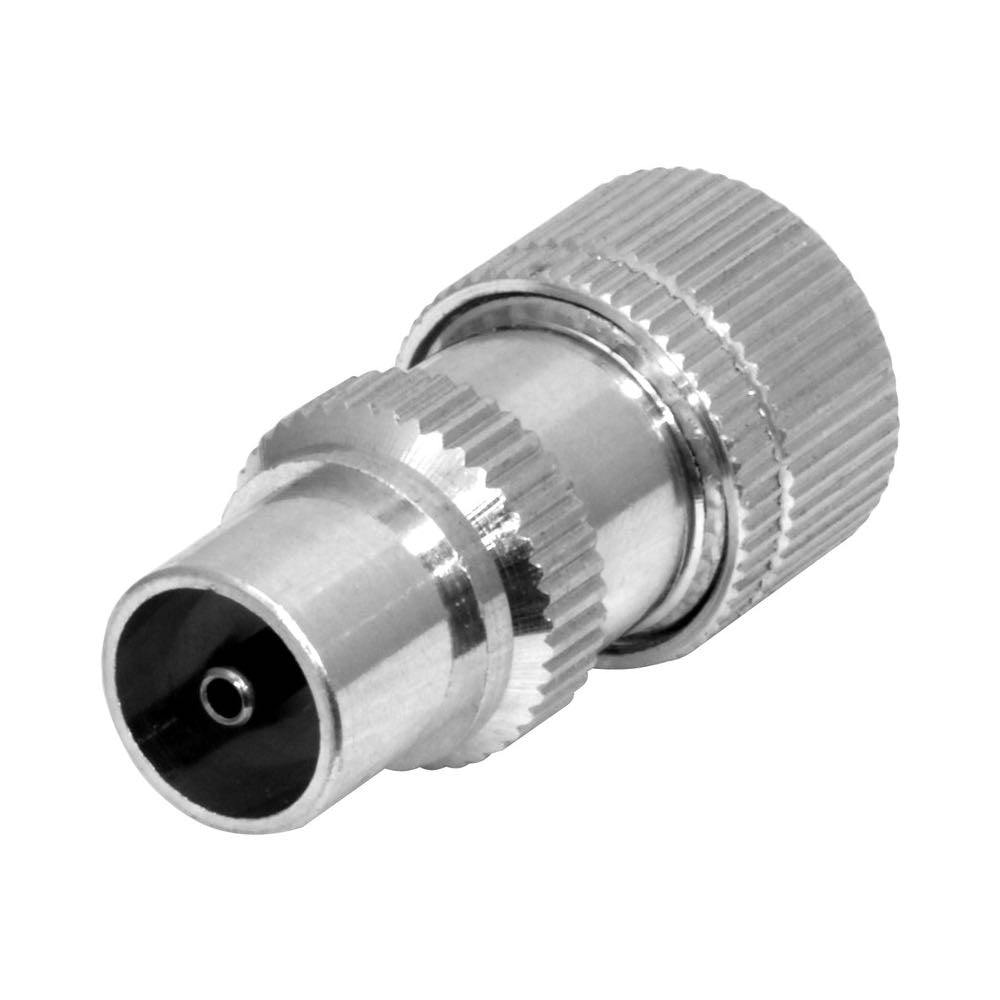Aluminium TV Coaxial Aerial Connectors – Male Plug or Female Socket