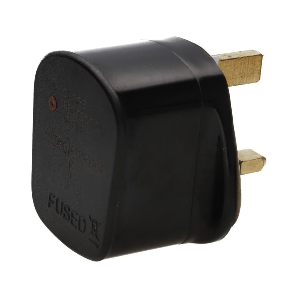 Best anti surge 13a plug spike protection black