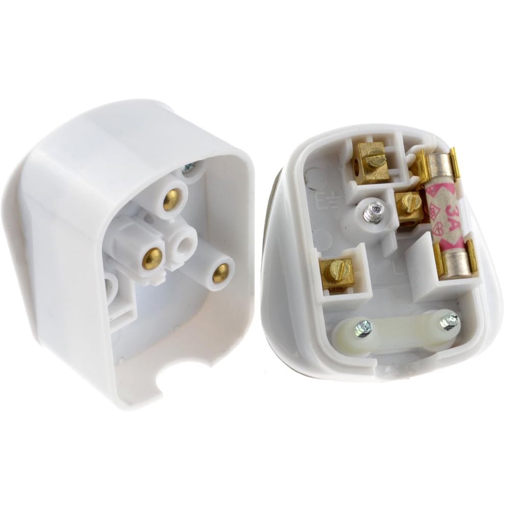 Anti Surge 13A Spike Protection Plug - White