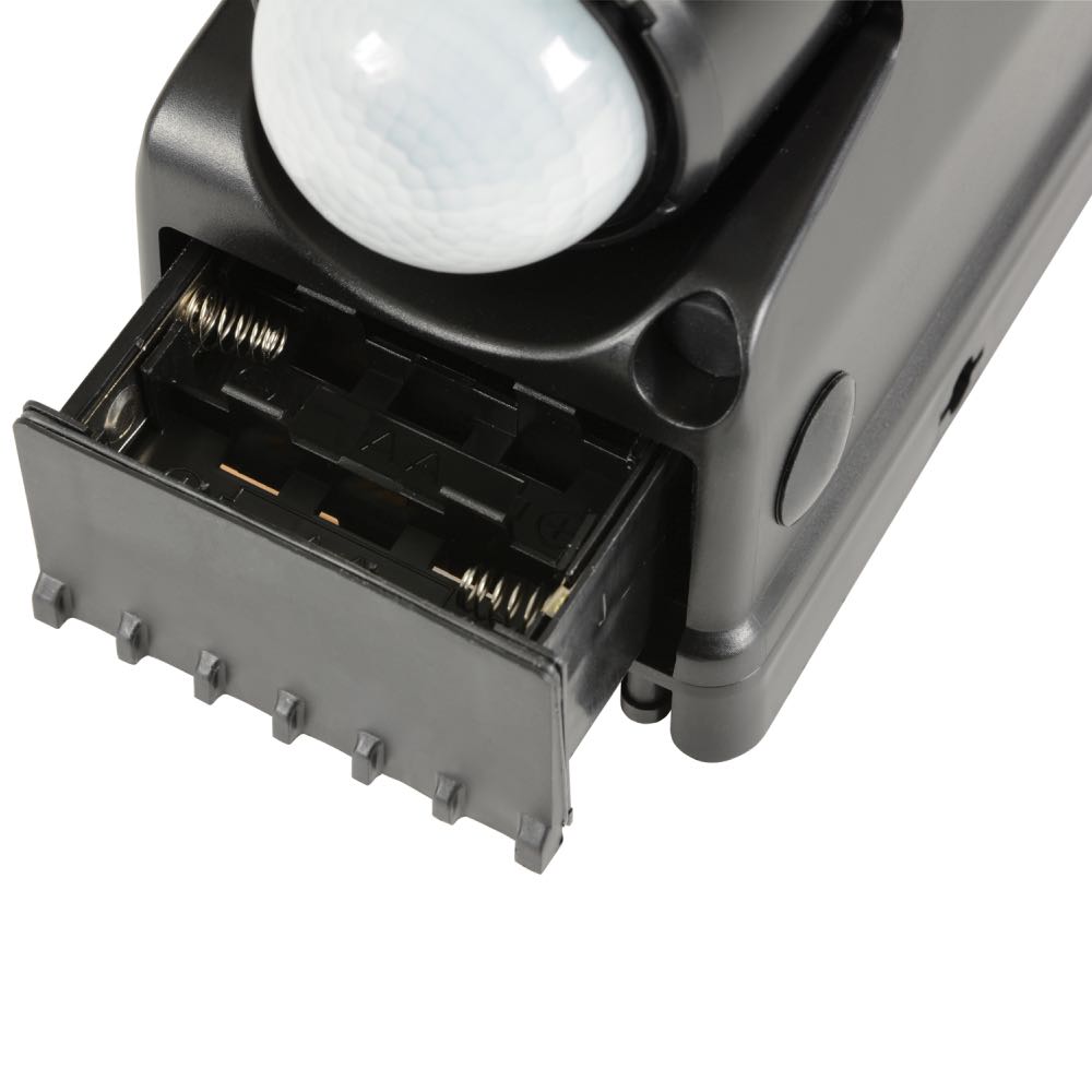 Battery Powered Twin LED Motion Sensor Floodlight – 400 Lumens IP44