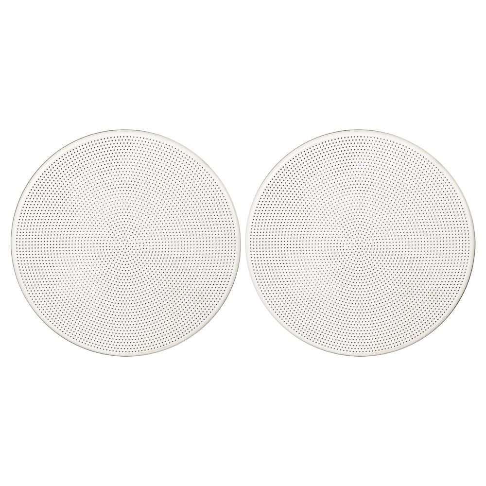 2 x 5.25 Inch White Ceiling Speakers with Bluetooth Amplifier