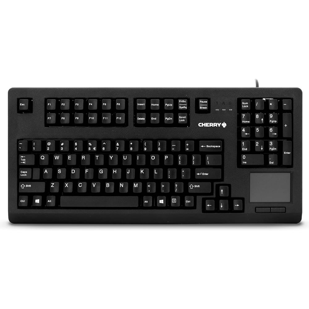 CHERRY G80-11900 TOUCHBOARD Corded Keyboard with Integrated Touchpad (UK Layout)
