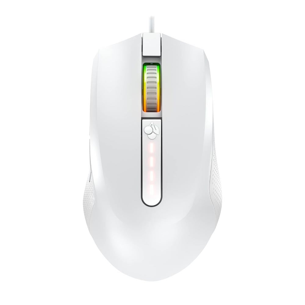 CHERRY MC 2.1 RGB Wired Gaming Mouse with Ergonomic Precision Control (White)