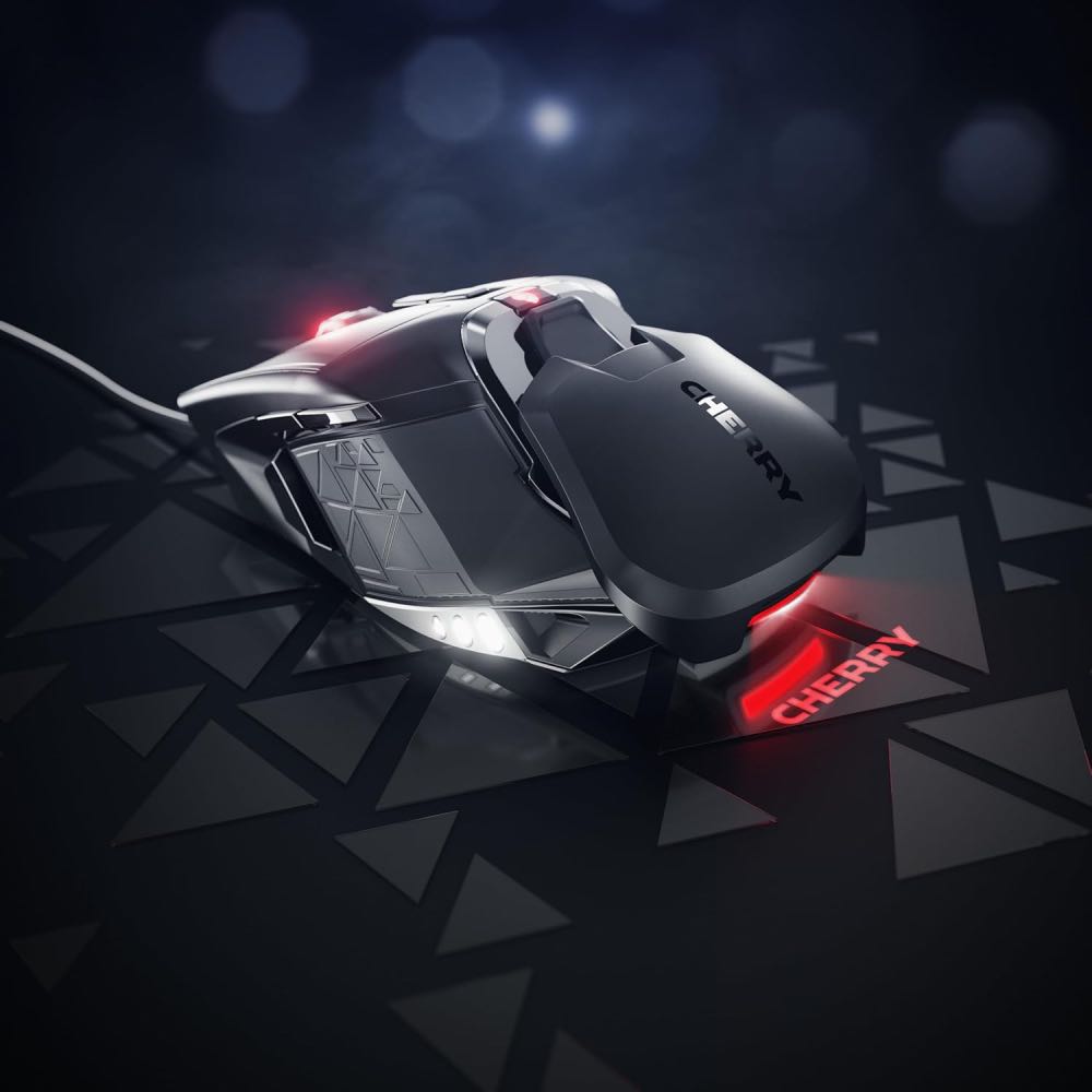 CHERRY MC 9620 FPS USB Gaming Mouse with Adjustable 12,000 DPI Precision Control