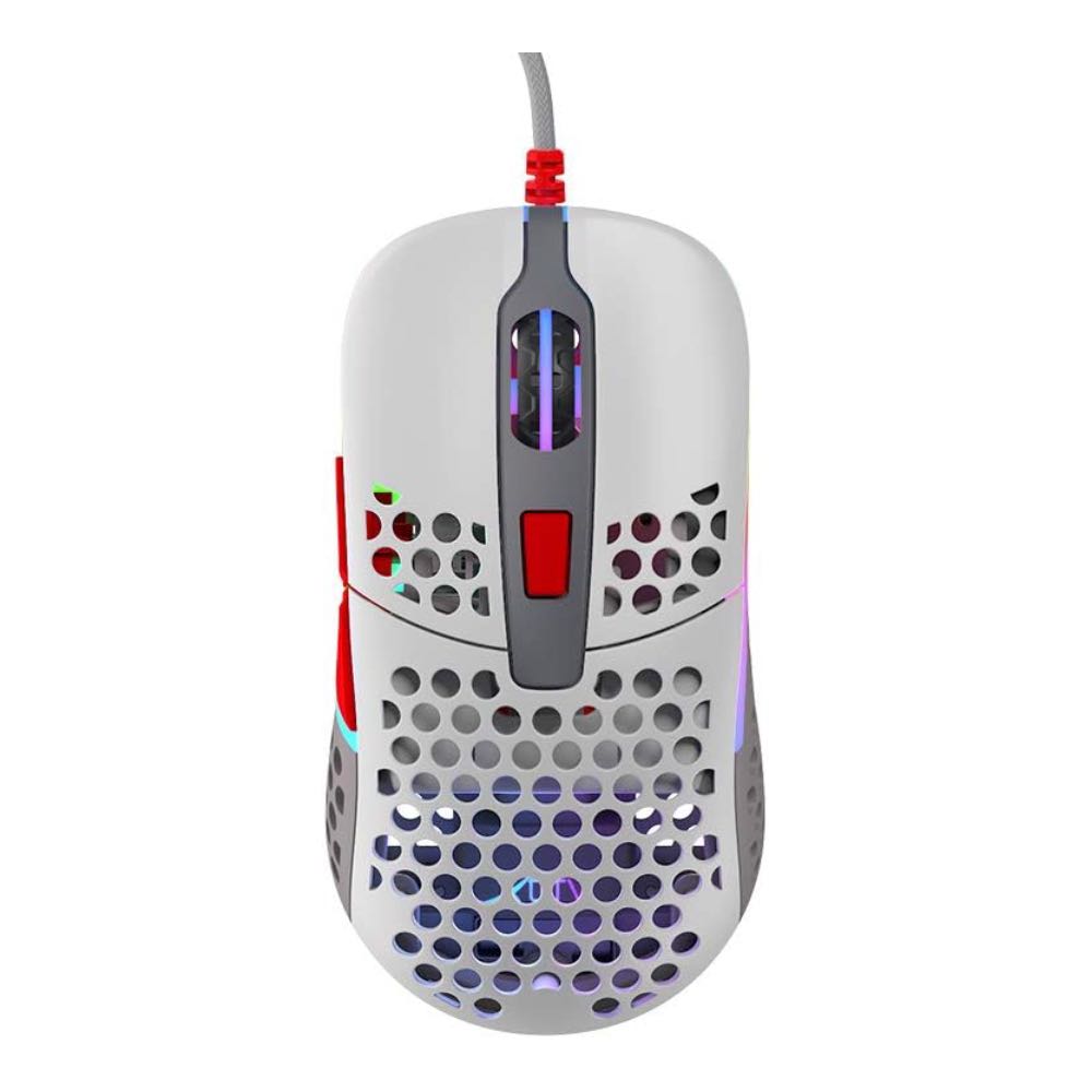 CHERRY XTRFY M42 RGB Ultra-Light Retro Wired Gaming Mouse (White)