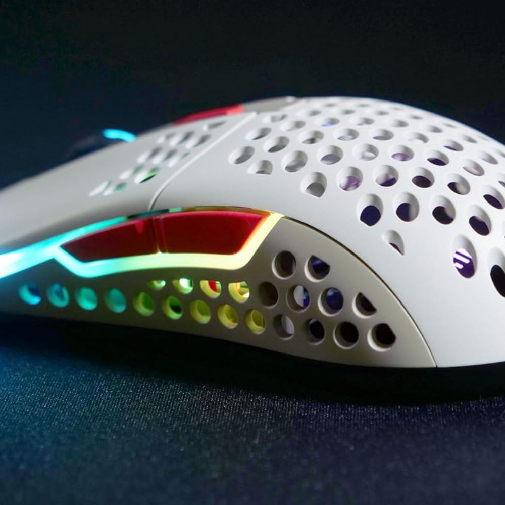 CHERRY XTRFY M42 RGB Ultra-Light Retro Wired Gaming Mouse (White)