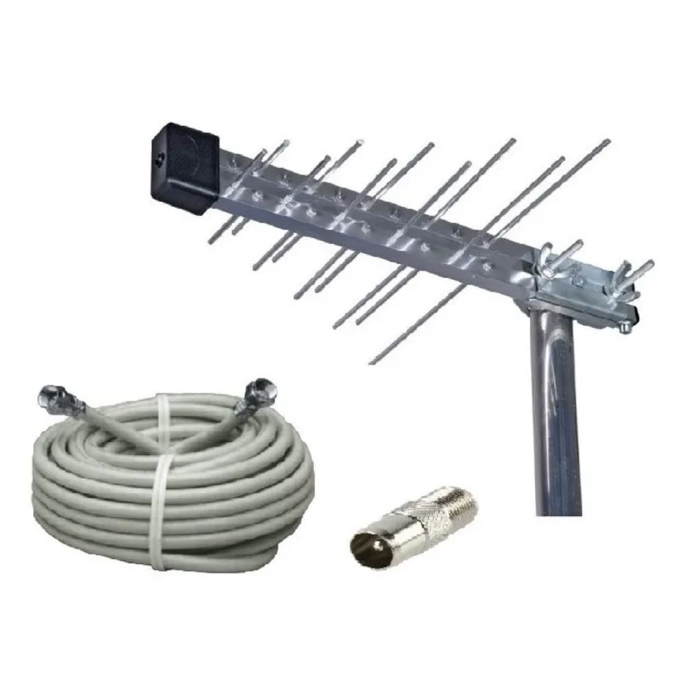 Caravan Camping TV Digital FREEVIEW Aerial with 10M Cable New Model 4G Filtered