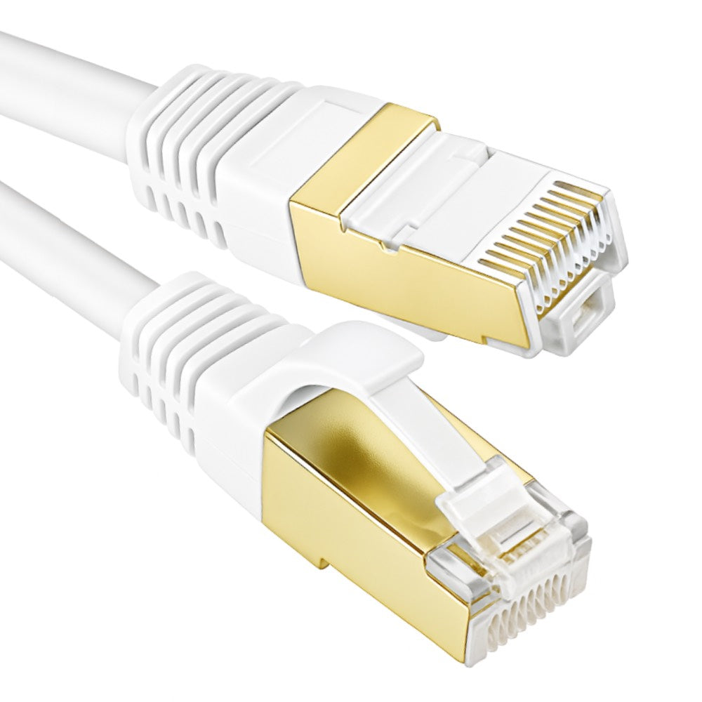Cat 8 sstp rj45 ethernet patch networking cables white price