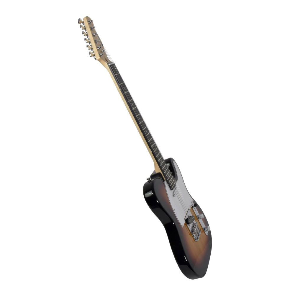 Chord CAL62 Electric Guitar with Maple Neck & HPL Fingerboard – 3-Tone Sunburst