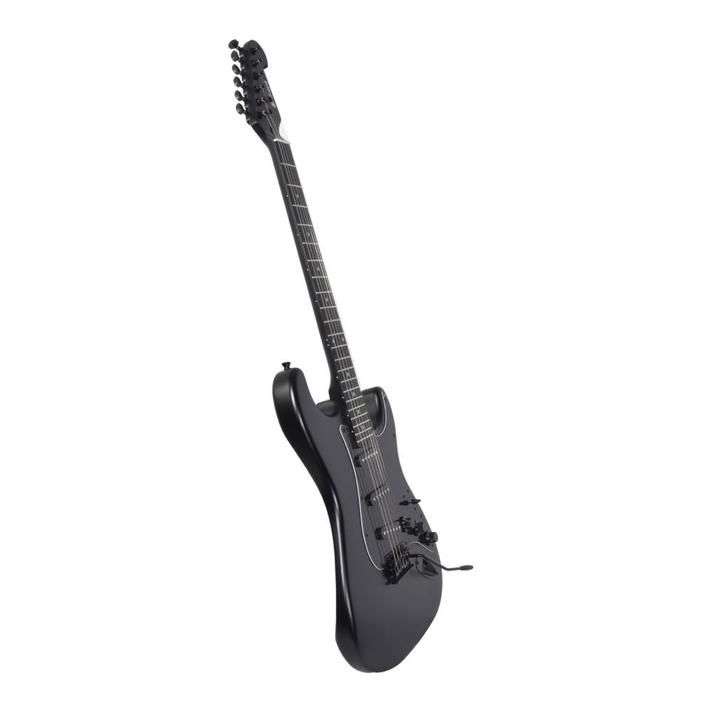Chord CAL63 Electric Guitar with Maple Neck & HPL Rosewood Fingerboard – Matte Black