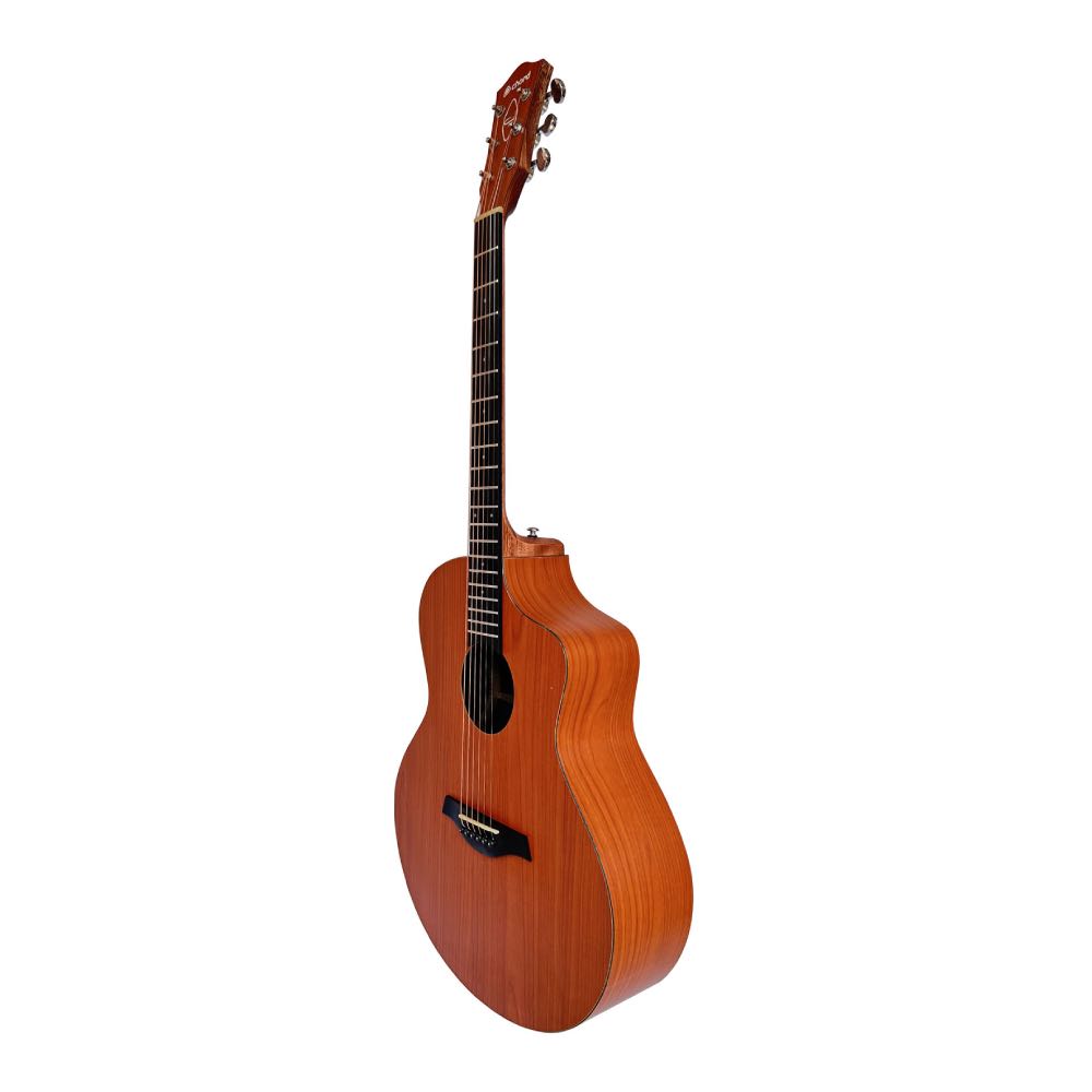 Chord Nomad Series Electro-Acoustic Guitar with EQ & Tuner – Cherry Finish