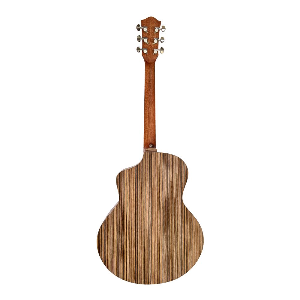 Chord Nomad Series Electro-Acoustic Guitar with EQ & Tuner – Deep Zebrano