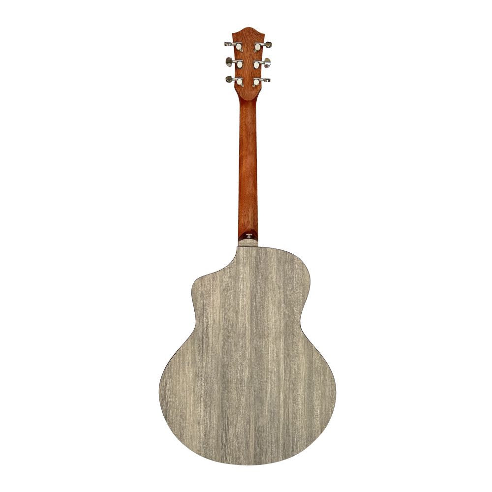 Chord Nomad Series Electro-Acoustic Guitar with EQ & Tuner – Weathered Ash