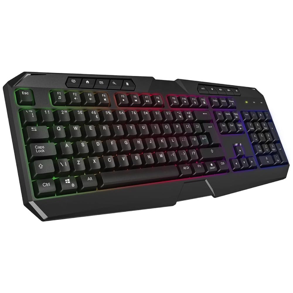 CiT Raptor 4-in-1 Desktop Gaming Bundle – Keyboard, Mouse, Headset & Mousemat Set