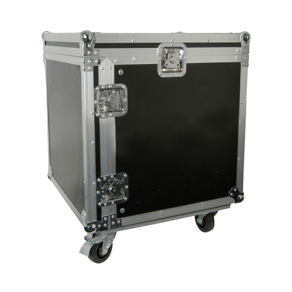 Citronic 19" 10U Mobile Rack Mount Flightcases with Wheels