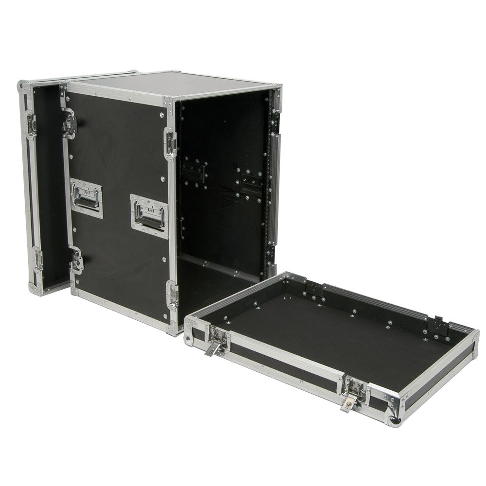 Citronic 19" 16U Rack Mount Flightcases for Pro Audio Equipment