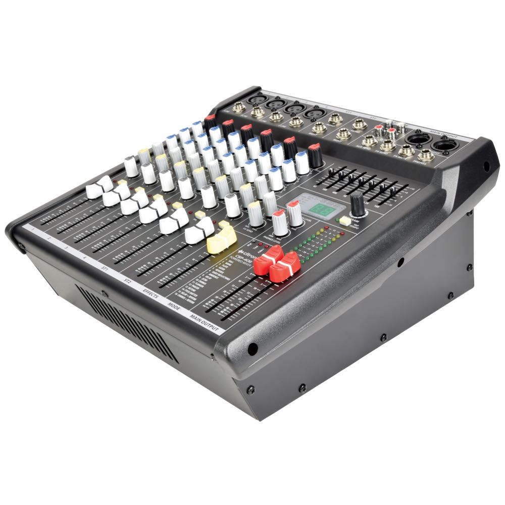 Buy Citronic CSP series 8 channel powered mixer with built-in amplifier DSP FX UK