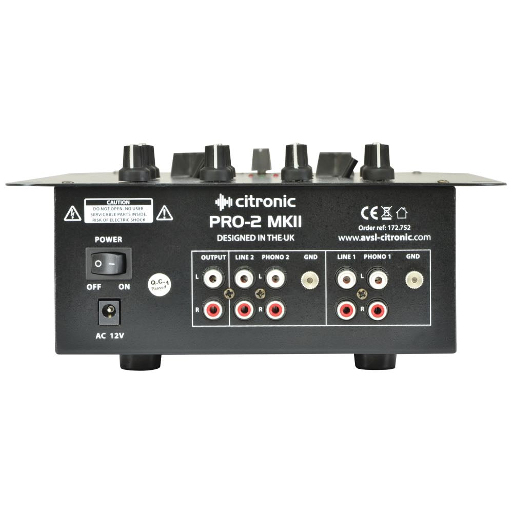 Citronic DJ Mixer PRO-2 MKII 2-Channel