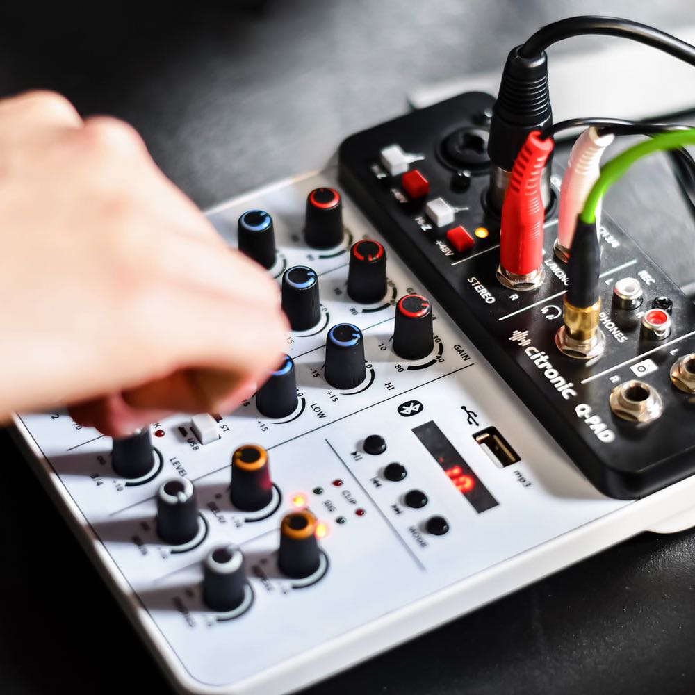 Citronic Q-PAD Mini Mixer with USB, Bluetooth & Audio Interface