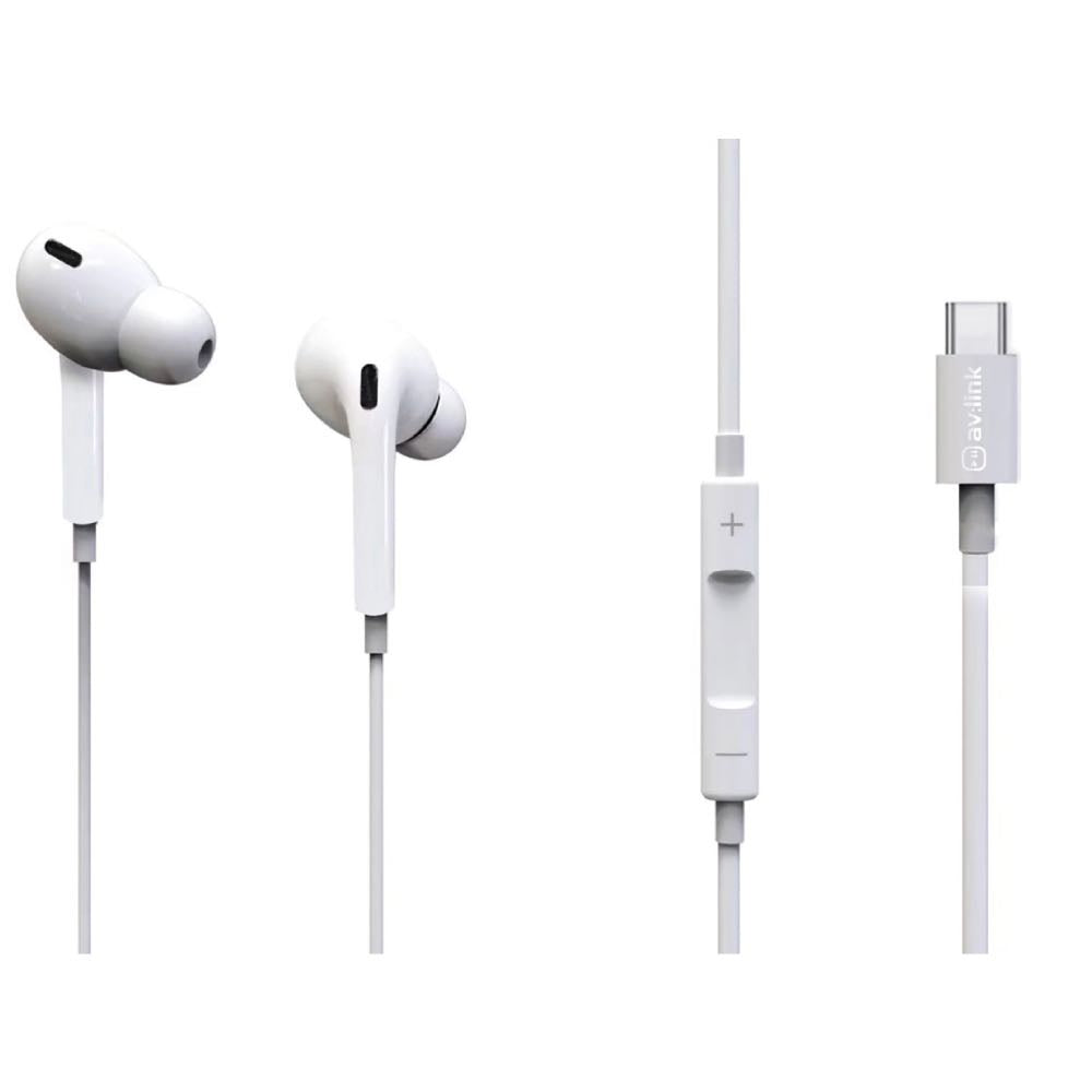 Digital USB Type-C Wired Earphones with Inline Mic & Controls