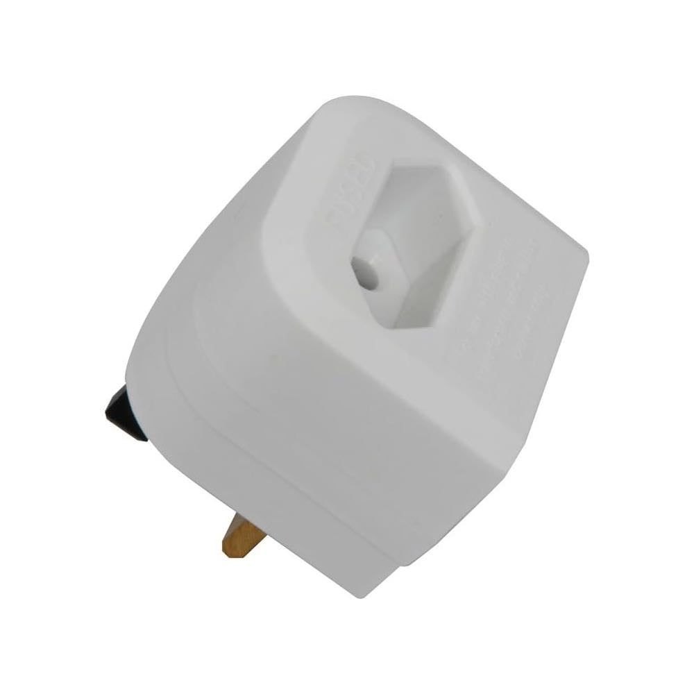 Best euro to uk power supply adapter plug 3a fused converter white