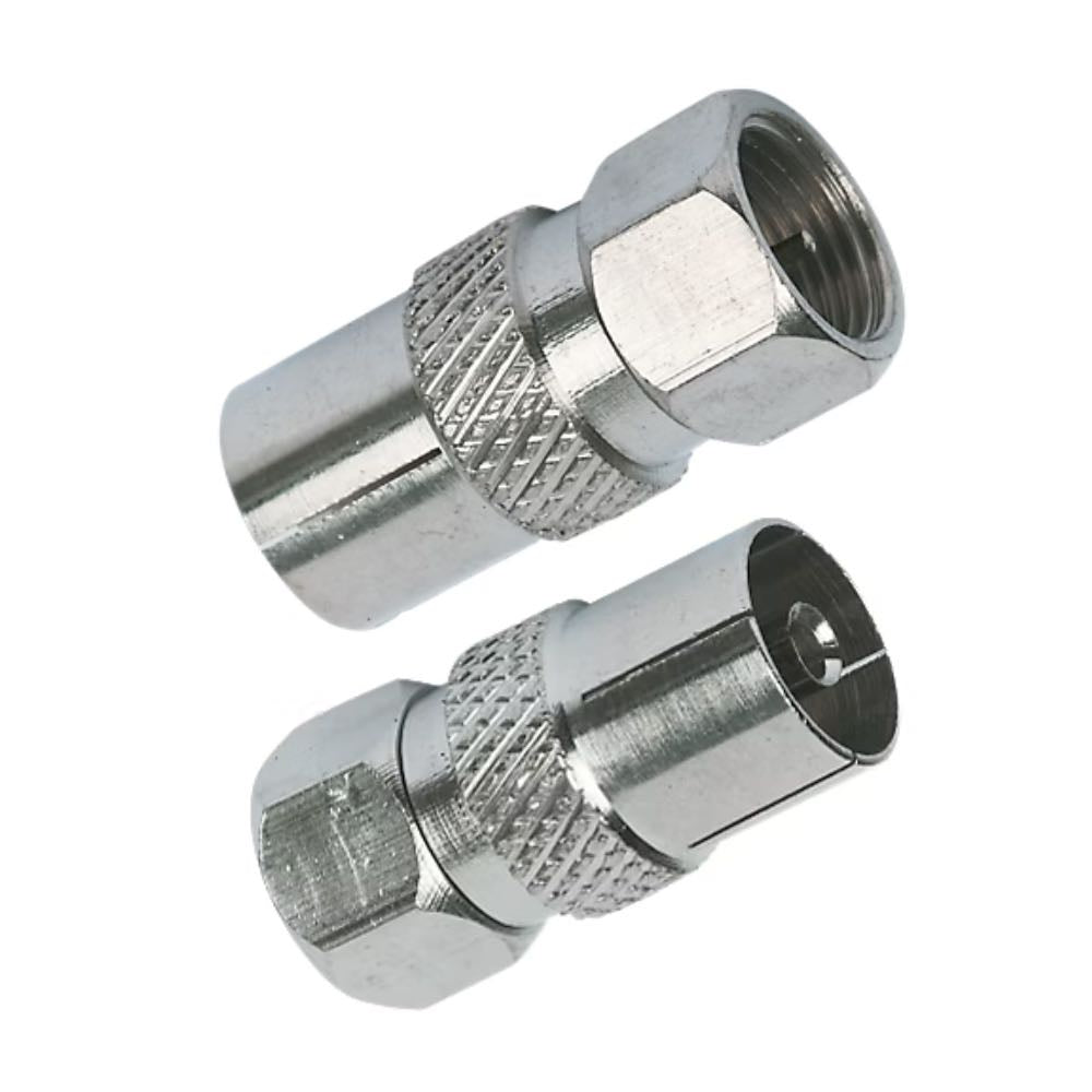 F-Type Screw-On Coaxial Plug – RG59 or RG6 Cable