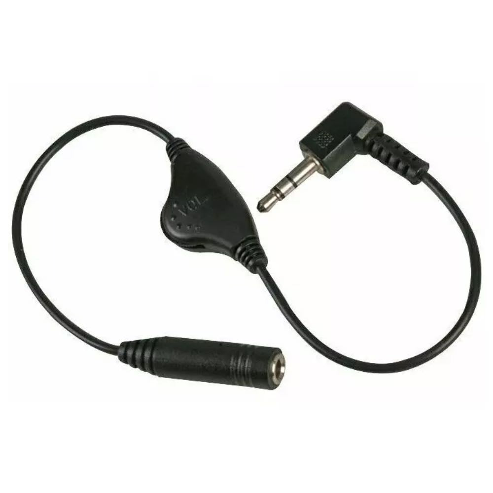 Headphone & Earphone 3.5mm Mini Jack Stereo Extension Cable with In-Line Volume Control