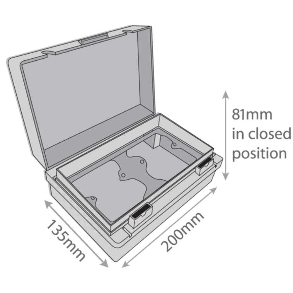 IP65 Heavy-Duty Outdoor Universal Accessory Box – 1G / 2G / Dual (Empty, Socket, USB & RCD Variants)