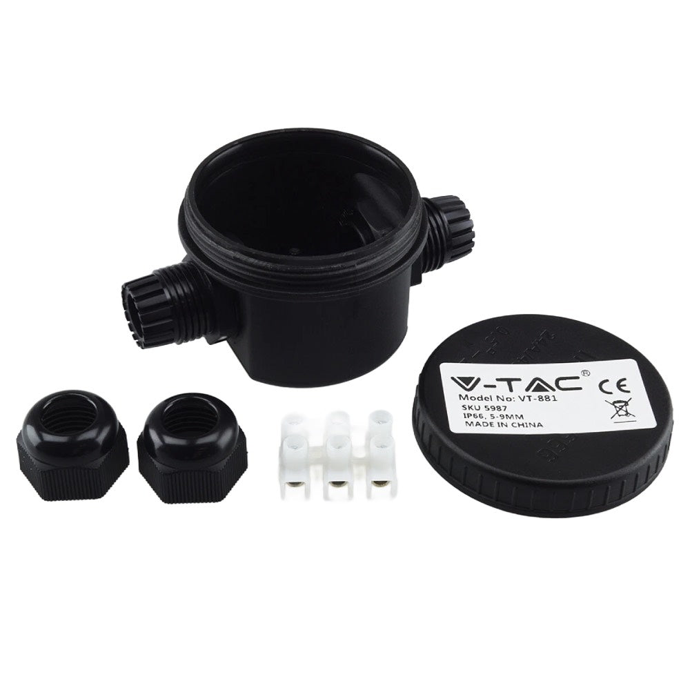 IP66 Waterproof Cable Joiner Junction Box for 2 or 3 Core Cable Connections