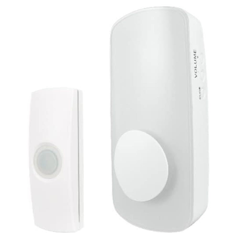 Illuminated Plug-In Door Chime with Bell Push