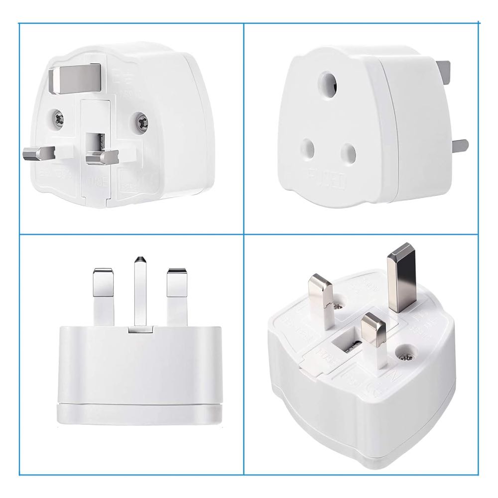 India to UK 13A Fused Travel Adaptor Converter