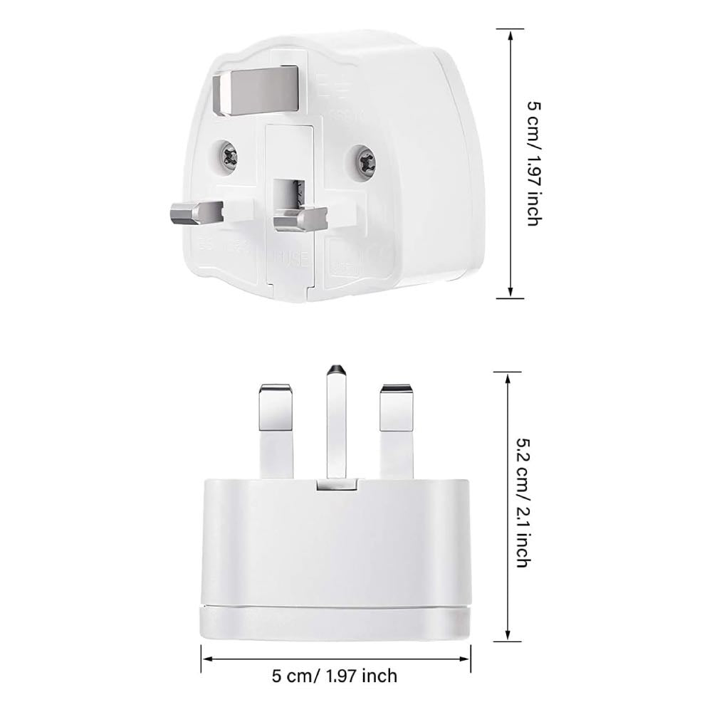 India to UK 13A Fused Travel Adaptor Converter