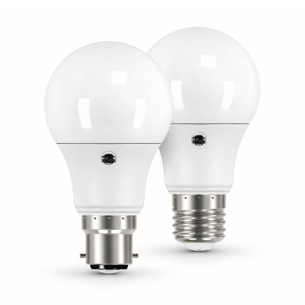 LED Dusk to Dawn Sensor GLS Light Bulb E27 / B22 – 9W 10W – 2700K (Warm White)