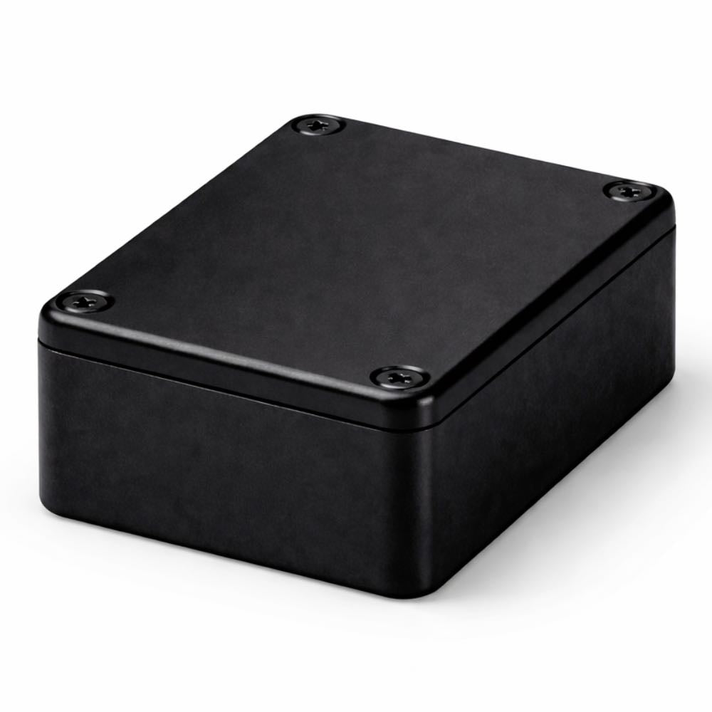 ABS Plastic Electronics Project Enclosure Box – Black – Multiple Sizes