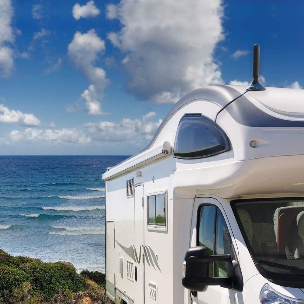 Caravan and Motorhome Portable HD TV Aerial with Cable