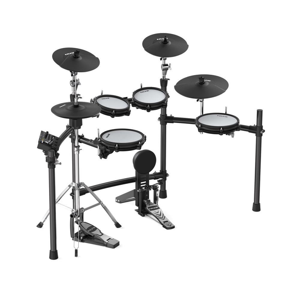 NUX DM-310H Professional Digital Drum Kit with Hi-Hat Stand, Varitone Technology & USB/MIDI Interface