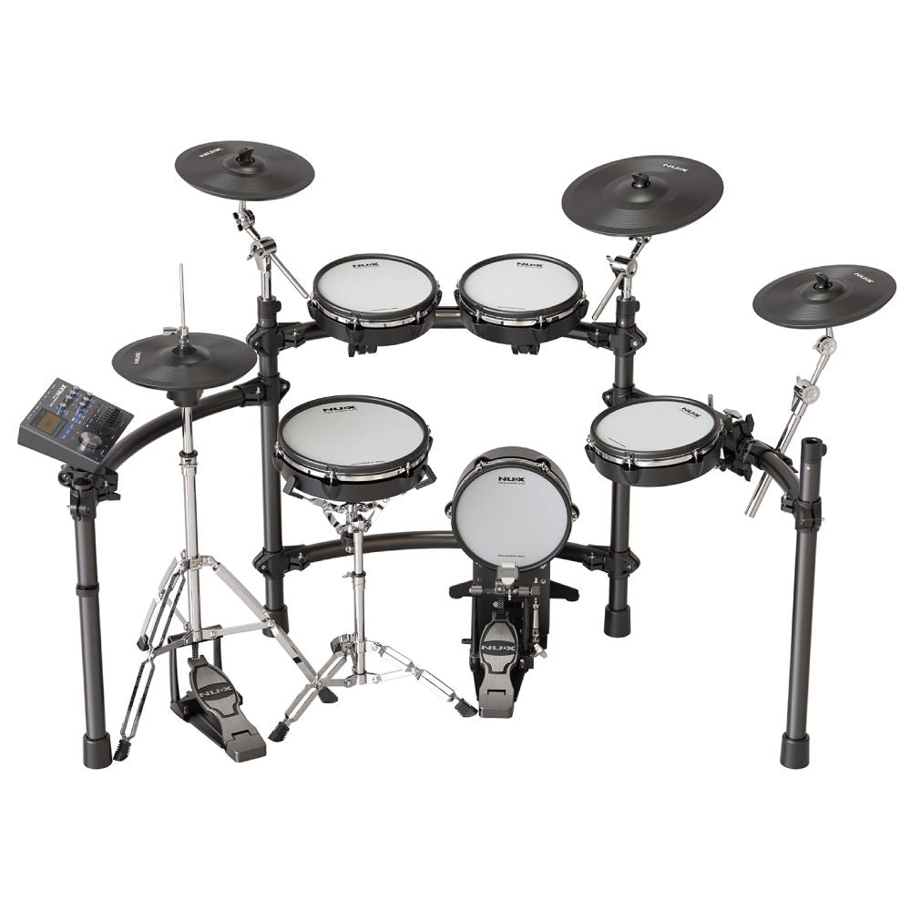 NUX DM-8 Flagship Digital Drum Kit with 14" Snare, USB/MIDI Interface & Bluetooth