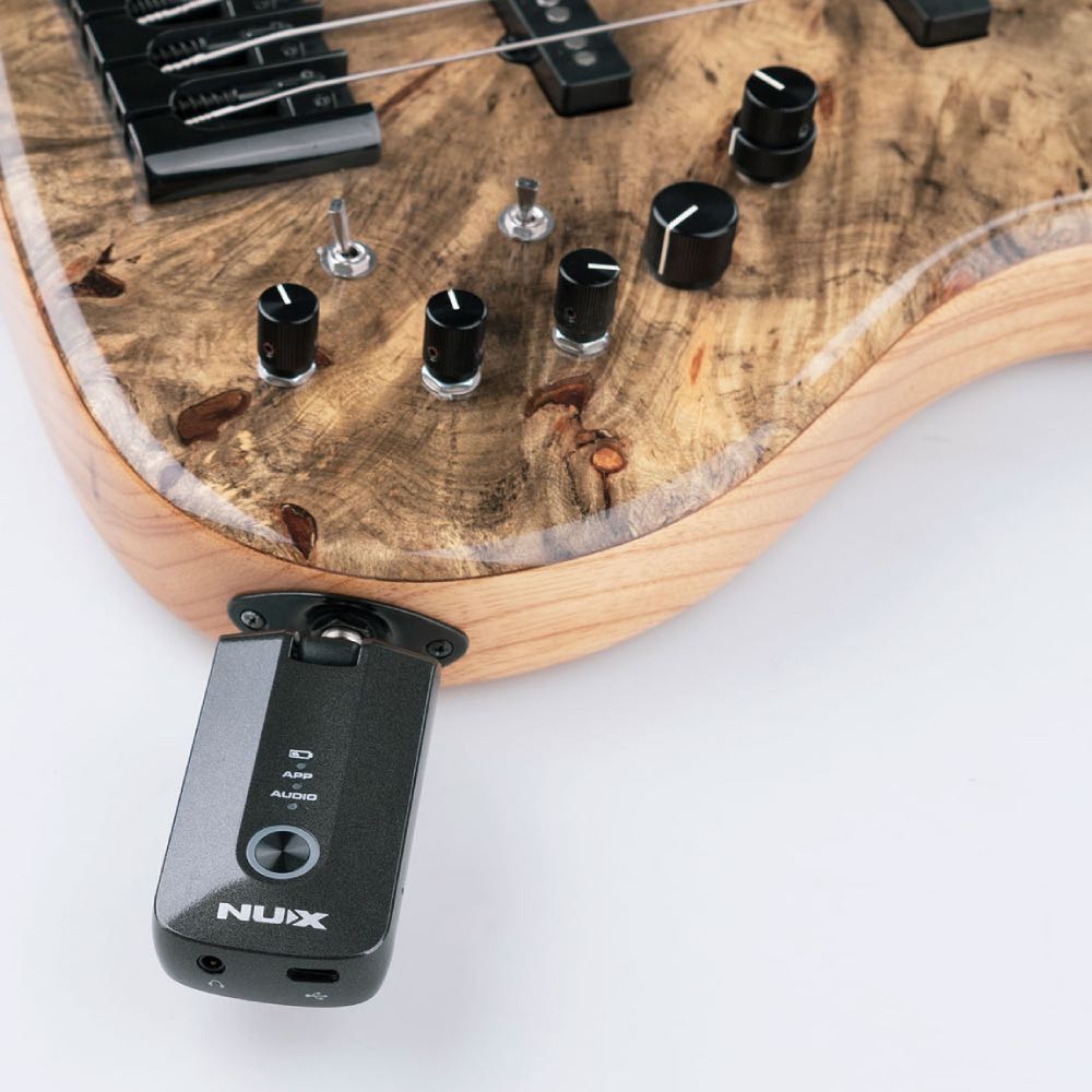 NUX Mighty Plug Pro USB Rechargeable Guitar & Bass Headphone Amplifier with Bluetooth